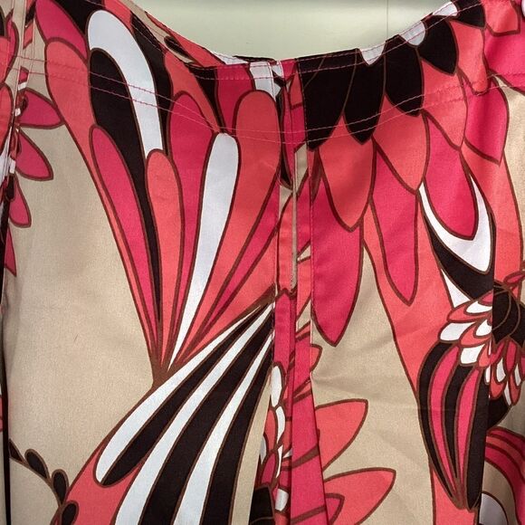 Worthington pink black full skirt size 18.  0363 - Picture 7 of 10